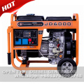 Gerador elétrico diesel a gasolina 220V monofásico AC 5kw